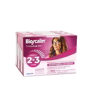 Bioscalin TricoAge 50+ Hair Strengthening 30 Tablets x3