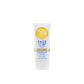 Bondi Sands Face Tinted Matte Sunscreen Lotion Fragrance Free SPF50+ 75ml