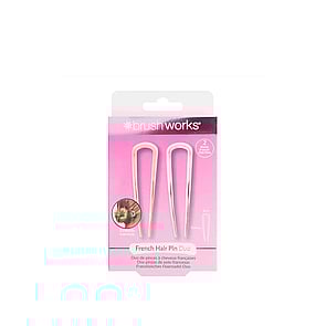 Brushworks French Hair Pin Duo Gold & Silver x2