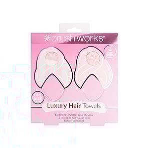 Brushworks HD Luxury Hair Towels x2