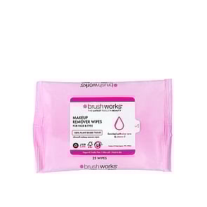 Brushworks Makeup Remover Wipes x25