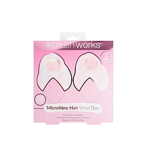 Brushworks Microfibre Hair Wrap Duo x2