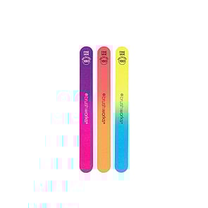 Brushworks Neon Nail Files x3