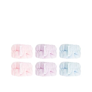 Brushworks Pastel Microfibre Wrist Wash Bands 3 Pairs