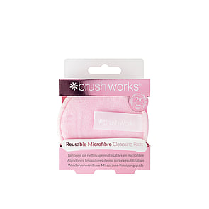 Brushworks Reusable Microfibre Cleansing Pads x7