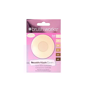 Brushworks Reusable Silicone Nipple Covers x1 Pair
