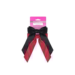 Brushworks Satin Hair Bow Duo Black & Red
