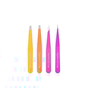 Brushworks The Complete Combination Tweezer Set Brights