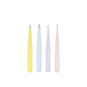 Brushworks The Complete HD Combination Tweezer Set Mixed
