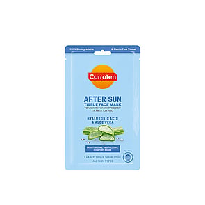 Carroten After Sun Hyaluronic Acid & Aloe Vera Tissue Face Mask x1