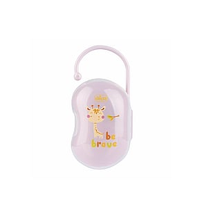 Chicco Easy Box Porta Ciuccio Doppio in Plastica BPA-Free 0m+ Rosa