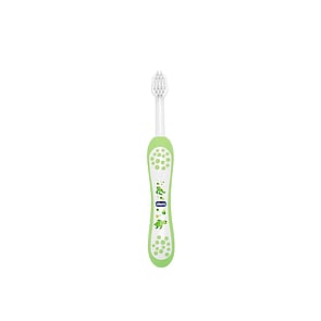 Chicco First Milk Teeth Toothbrush 6-36m Green
