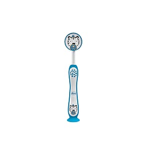 Chicco Milk Teeth Toothbrush 3-6 Years Blue Tiger x1