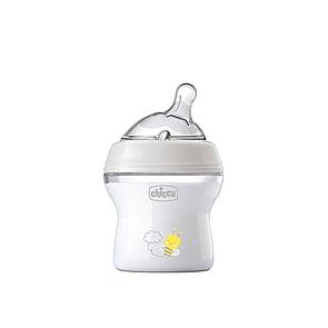 Chicco Natural Feeling Slow Flow BPA-Free Plastic Bottle 0m+ Beige 150ml