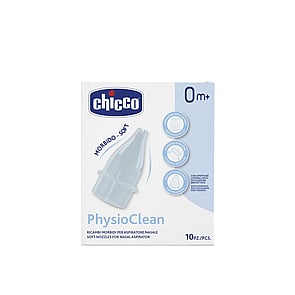 Chicco PhysioClean Soft Nozzles for Nasal Aspirator 0m+ x10