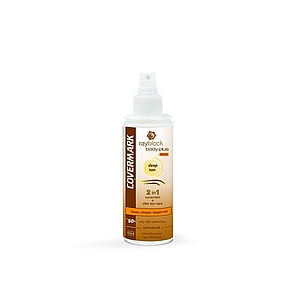 Covermark Rayblock Body Plus Spray 2-In-1 Sunscreen Deep Tan SPF50+ 100ml (3.38 fl oz)