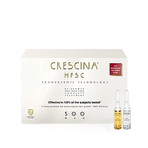 Crescina HFSC Transdermic Treatment 500 Man Ampoules 3.5ml x10+10 (10+10x0.12floz)