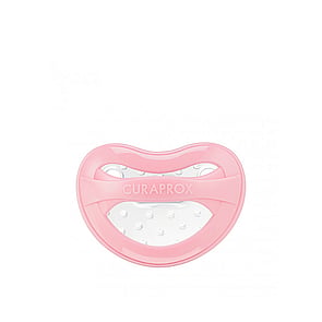 Curaprox Baby Grow with Love Soother Size 0 Pink
