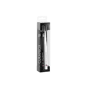 Curaprox Black Is White Toothbrush Black/White x2