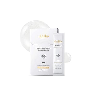 d'Alba Waterfull Vegan Sleeping Pack 12x4ml