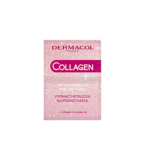 Dermacol Collagen+ Lifting Metallic Peel-Off Mask 2x7.5ml