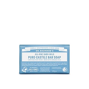 Dr. Bronner's All-One Pure-Castile Bar Soap Baby-Mild 140g