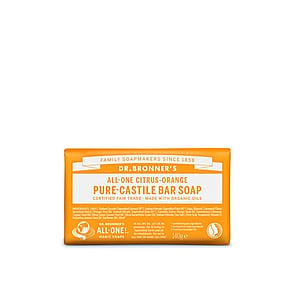 Dr. Bronner's All-One Pure-Castile Bar Soap Citrus-Orange 140g