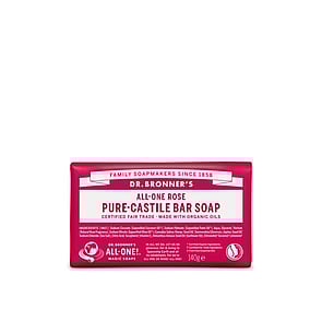 Dr. Bronner's All-One Pure-Castile Bar Soap Rose 140g