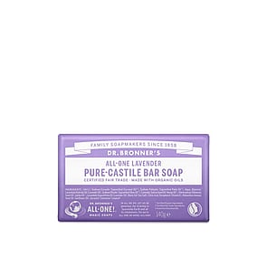 Dr. Bronner's All-One Pure-Castile Bar Soap Lavender 140g