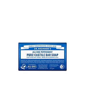 Dr. Bronner's All-One Pure-Castile Bar Soap Peppermint 140g
