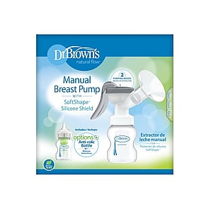 Dr. Brown’s Manual Breast Pump + Options+ Anti-Colic Bottle 150ml