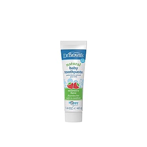 Dr. Brown’s Natural Baby Toothpaste Strawberry Flavor 0-3 Years 40g (1.4 oz)