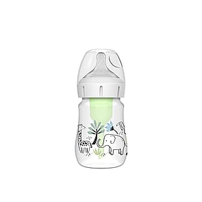 Dr. Brown’s Options+ Anti-Colic Wide-Neck Baby Bottle 0m+ Jungle 150ml