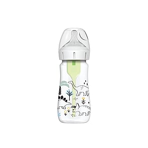 Dr. Brown’s Options+ Anti-Colic Wide-Neck BPA-Free Plastic Bottle 0m+ Dinosaur 270ml