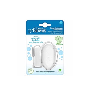 Dr. Brown’s Silicone Finger Toothbrush with Case 3m+