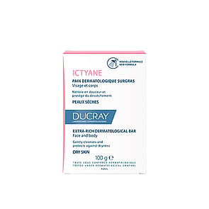 Ducray Ictyane Ultra-Rich Dermatological Soap Bar 100g (3.53 oz)