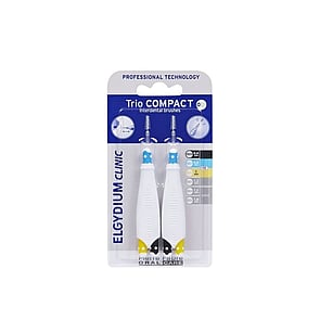 Elgydium Clinic Trio Compact Interdental Brushes ISO 0/1/2 x6
