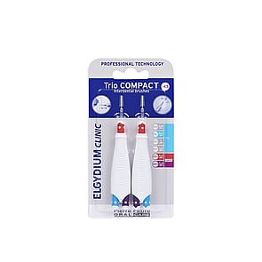 Elgydium Clinic Trio Compact Interdental Brushes ISO 1/4/5 x6