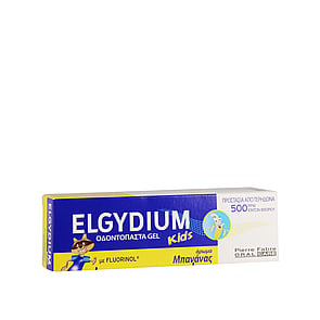 Elgydium Kids Cavity Prevention Banana Toothpaste 50ml (1.69 fl oz)