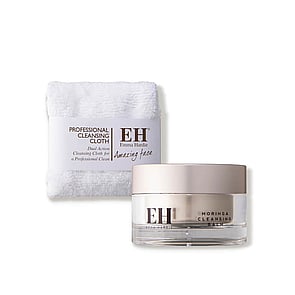 Emma Hardie Moringa بلسم تنظيف with Dual Action تنظيف Cloth 100g