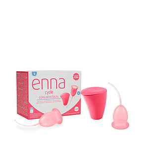 Enna Cycle Menstrual Cup Twin Pack Small With Sterilizer