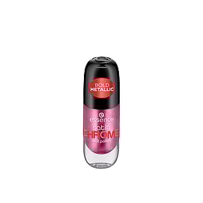 essence Satin Chrome Nail Polish 03 Meta Maroon 8ml