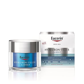 Eucerin Hyaluron-Filler 3x Effect Ultra Light Creme Facial Noite 30ml