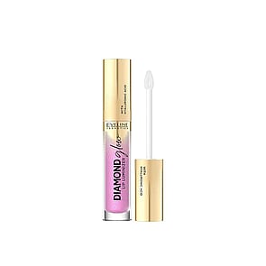 Eveline Cosmetics Diamond Glow Lip Luminizer 10 Rose Violet 4.5ml (0.15floz)