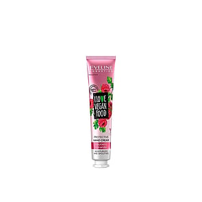 Eveline Cosmetics I Love Vegan Food Hand Cream Raspberry & Coriander 50ml (1.76 fl oz)