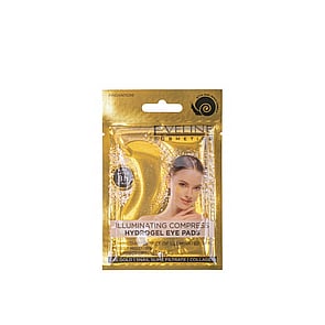 Eveline Cosmetics Illuminating Compress 3-In-1 Hydrogel Eye Pads x2