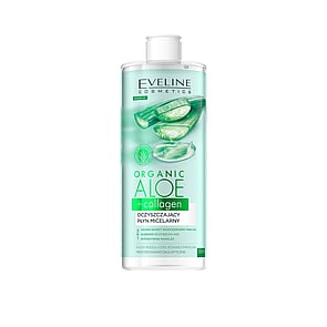 Eveline Cosmetics Organic Aloe + Collagen Cleansing Micellar Water 500ml (17.60 fl oz)