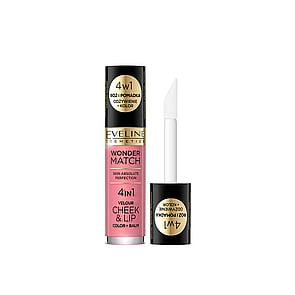 Eveline Cosmetics Wonder Match 4-In-1 Velour Cheek & Lip Color Balm 03 4.5ml