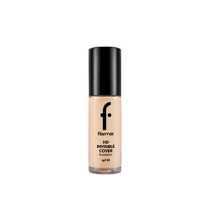 Flormar Invisible Cover HD Foundation SPF30 40 Light Ivory 30ml