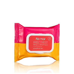 Flormar Makeup Remover Wet Wipes For Normal & Dry Skin x20